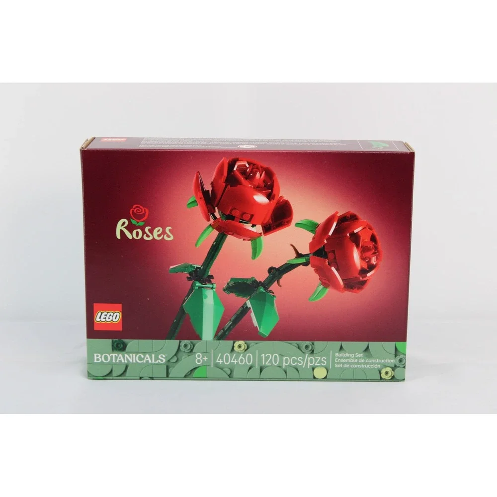 LEGO Botanicals Roses‎ 40460 Building Set 120 Pieces Red Flowers New Sealed
